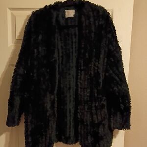 Women's Knitted Fur Handmade Coat